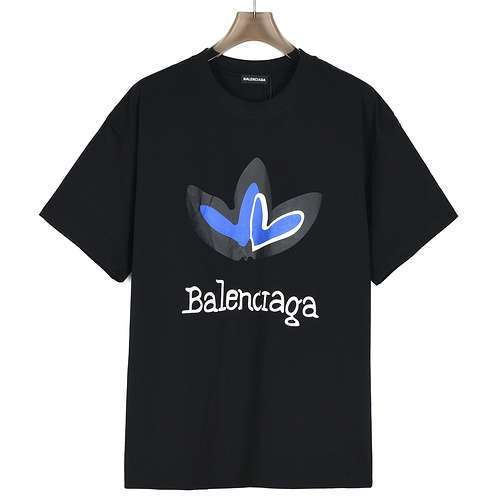 Tshirt BLCGBalenciaga 24SS Clover joint girocollo a maniche corte