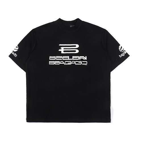 T-shirt a maniche corte effetto vissuto con logo Balenciaga BLCG 24SS AI