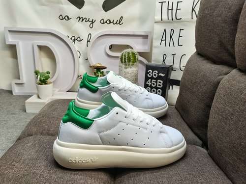 699DAdidas Adidas Originals Stan Smith fiore verde Smith fondo spesso Adidas Originals Stan Smith fi