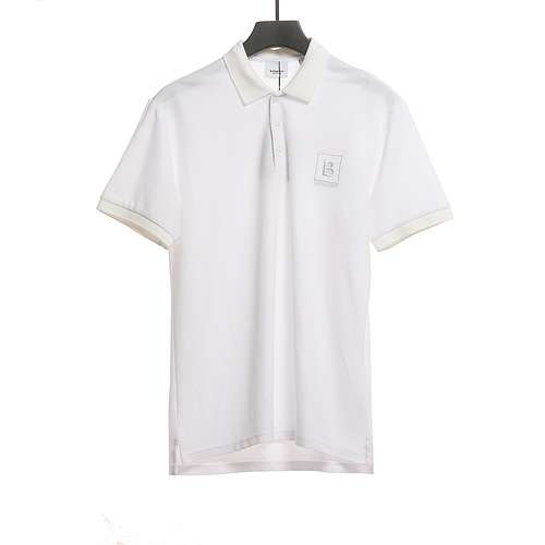 POLO ricamo logo BBR Burberry bianco