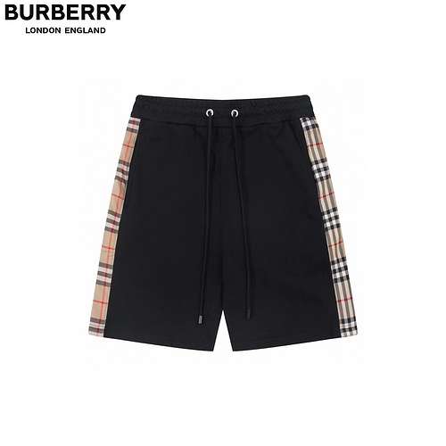 BBBRantaloncini classici Burberry 24FW con etichetta laterale