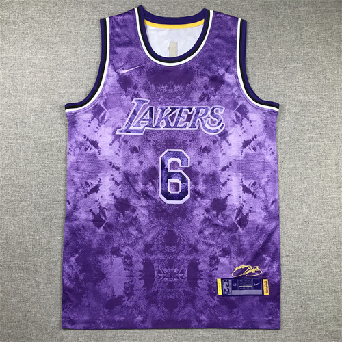 23rd Season MVP Edition Lakers No. 6 James Purple