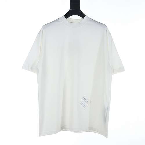 T-shirt a maniche corte Balenciaga BLCG con etichetta semplice sull'orlo