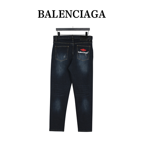 Jeans BLCGBalenciaga 3M con logo ricamato