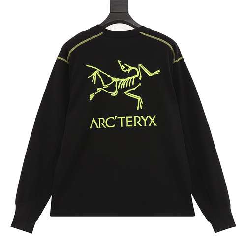 ARC TERYX Arcteryx girocollo stampato con impunture e maniche lunghe