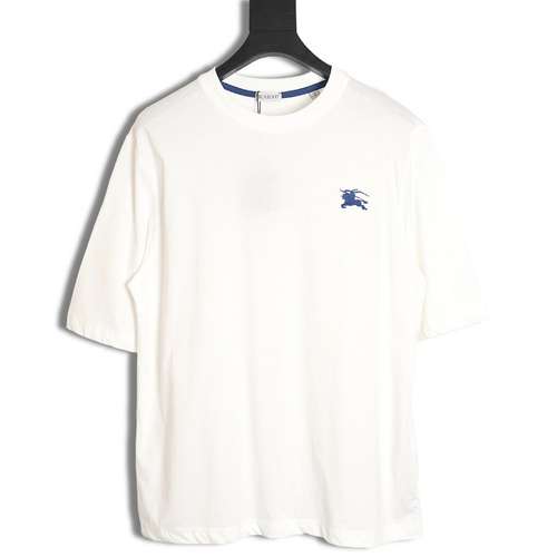 Tshirt a maniche corte con cavallo da guerra ricamato BBR Burberry 24SS