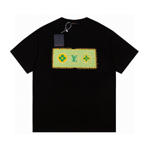 LV Louis Vuitton 24ss limited edition three-dimensional silicone short-sleeved T-shirt