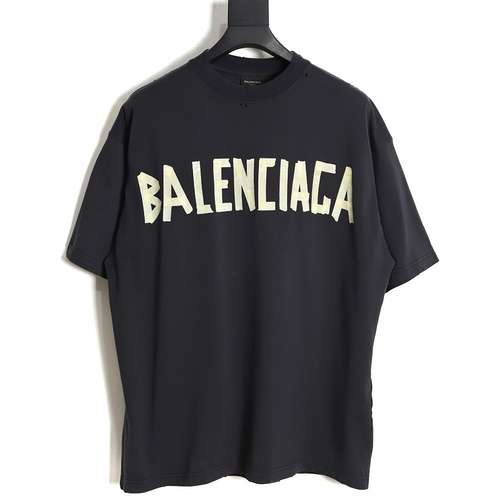 Maglietta a maniche corte BLCG Balenciaga 23SS Masking Tape