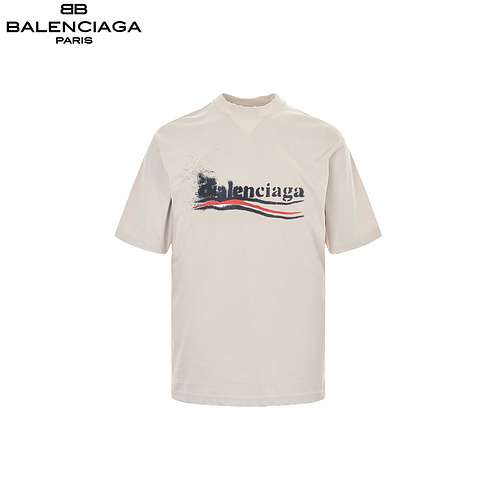 BLCGBalenciaga 24FW inkjet cola maniche corte