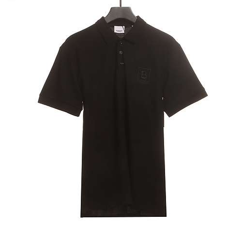 POLO ricamo logo BBR Burberry nero