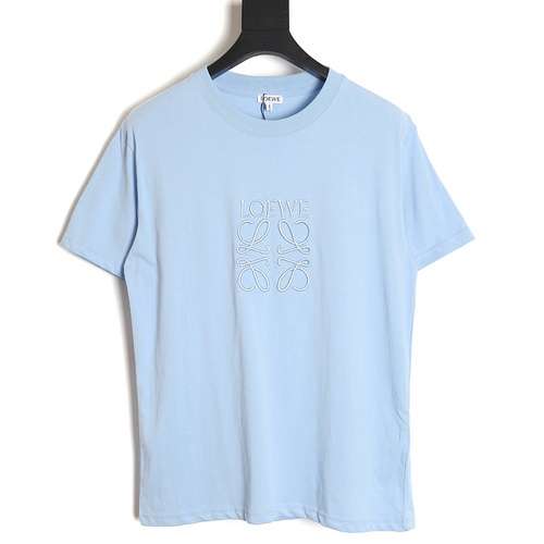 T-shirt a maniche corte LE Loewe 24SS con grande logo ricamato