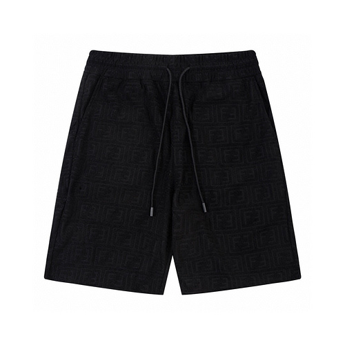 FD Fendi double FF pattern jacquard towel shorts