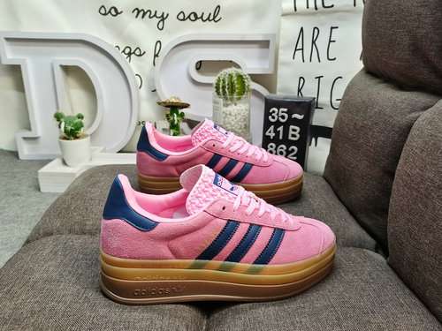 862DAdidas Originals Gazelle Bold W clover three-layer thick sole low-top retro versatile casual spo