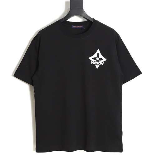 T-shirt a maniche corte con stampa di lettere in schiuma LV Louis Vuitton 23SS