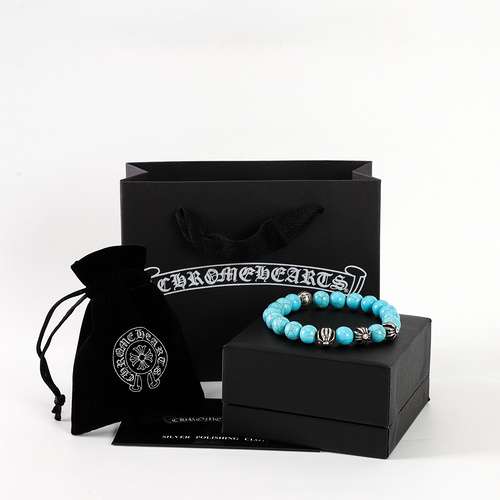 Bracciale multielemento vintage con perline CH