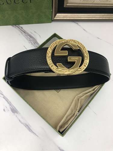 GUCC Original Genuine Leather Belt for Boys Counter Quality GUCC Boys Belt in Stock Wholesale Width 