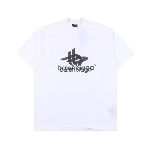 BLCGBalenciaga BLCG 24SS maglietta a maniche corte con stampa fantasma