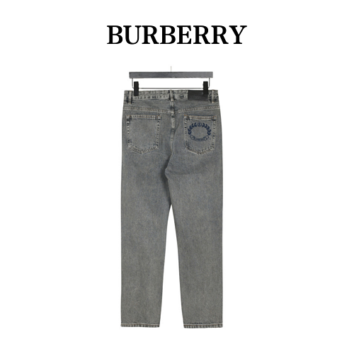 BBRJeans Burberry con spighe di grano ricamate