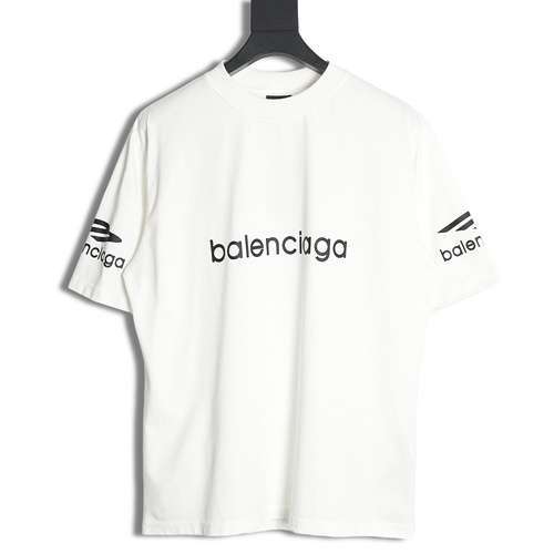 Tshirt a maniche corte BLCG Balenciaga 24SS con logo ribaltabile