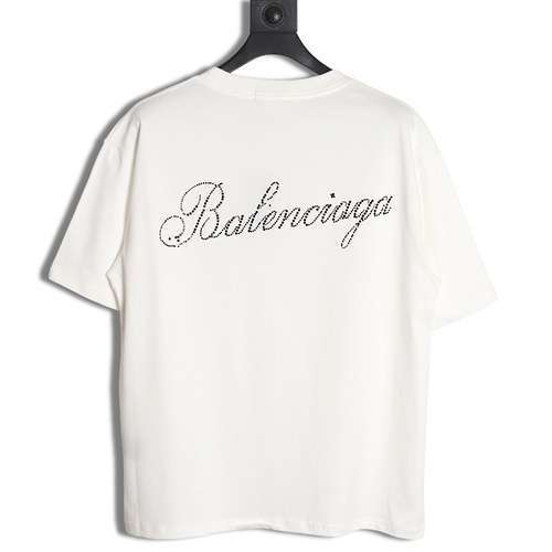 T-shirt a maniche corte BLCG Balenciaga 24SS con scritta hot Diamond