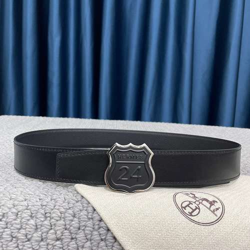 H Aima original men's leather belt counter quality H Aima men's belt ready for sale width 3.8CM comp