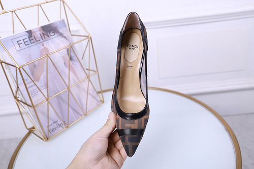 FENDI Fendi mesh high-heeled sandals Size: 35-41 (41 customized) Q62YS23