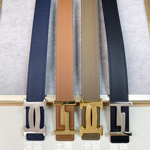Her@mès original men's genuine leather belt counter quality Hermès men's belt in stock wholesale Wid