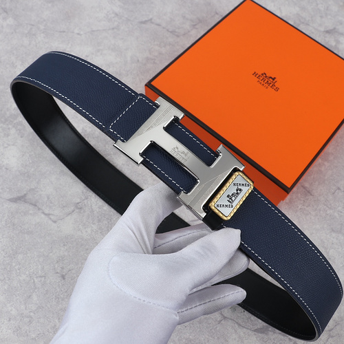 H Aima original men's leather belt counter quality H Aima men's belt ready for sale width 3.8CM comp