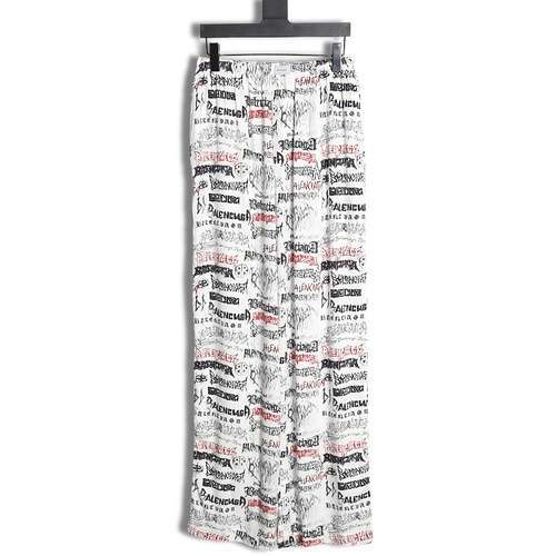 Pantaloni BLCG Balenciaga 24SS Year of the Dragon con stampa completa limitata