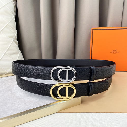 Hermès original men's and women's leather belts counter quality Hermès men's and women's belts in st