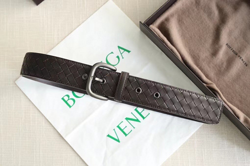 BV original men's leather belt counter quality BV men's belt spot wholesale width 4.0CM complete acc