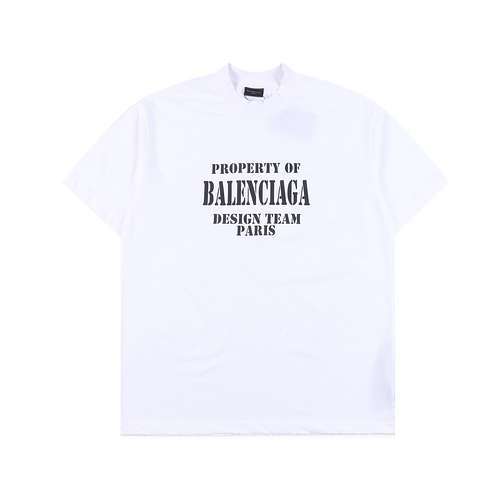 Tshirt a maniche corte con logo Balenciaga BLCG stampato