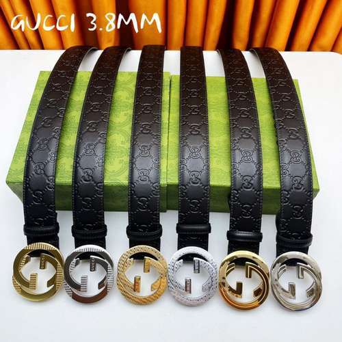 GUCC Original Genuine Leather Belt for Boys Counter Quality GUCC Boys Belt in Stock Wholesale Width 