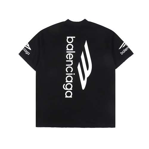 Tshirt BLCGBalenciaga a maniche corte con grande logo M stampato sul retro