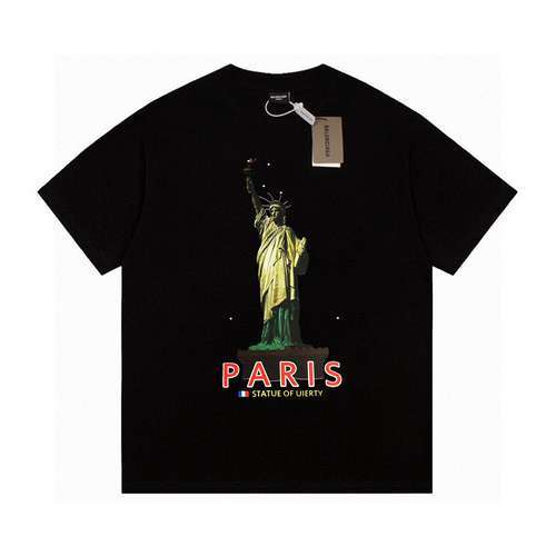 T-shirt a maniche corte con Statua della Libertà in edizione limitata BLCGBalenciaga 24ss