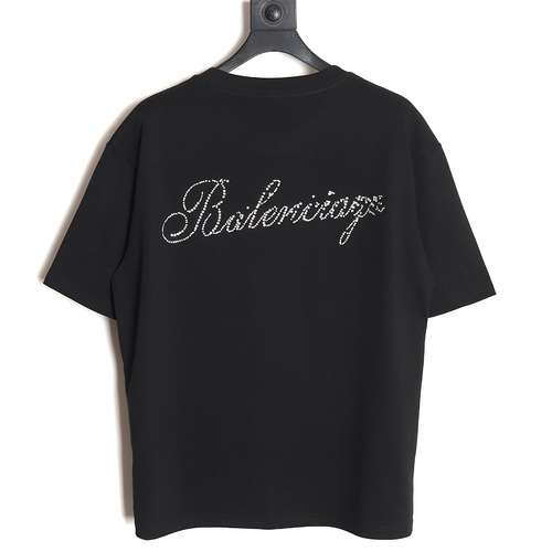 T-shirt a maniche corte BLCG Balenciaga 24SS con scritta hot Diamond