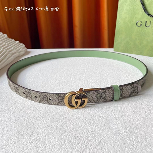 GG Original Genuine Leather Belt for Girls Counter Quality GG Girls Belt in Stock Wholesale Width 2.