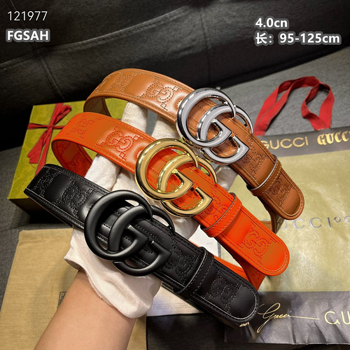 GG belt wholesale GG boys belt wholesale original genuine leather material spot promotion width 4.0c