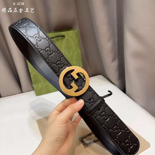 GUCC Original Genuine Leather Belt for Boys Counter Quality GUCC Boys Belt in Stock Wholesale Width 