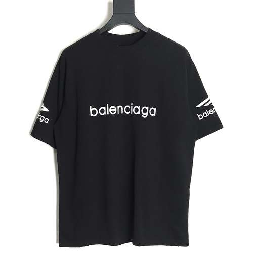 Tshirt a maniche corte BLCG Balenciaga 24SS con logo ribaltabile