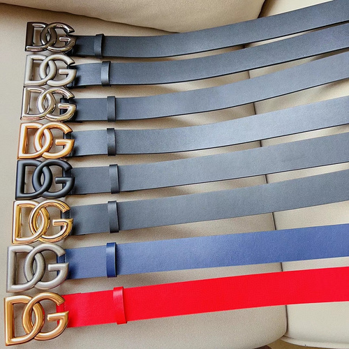 DG original men's leather belt counter quality DG men's belt ready stock wholesale width 4.0CM compl