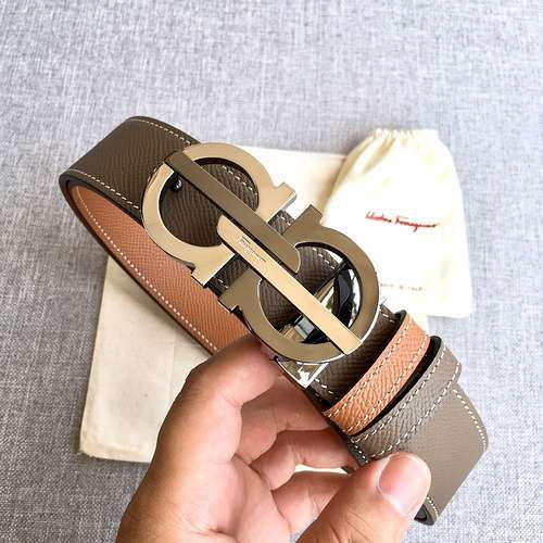 FG Ferrag original men's leather belt counter quality FG Ferrag men's belt ready stock wholesale wid