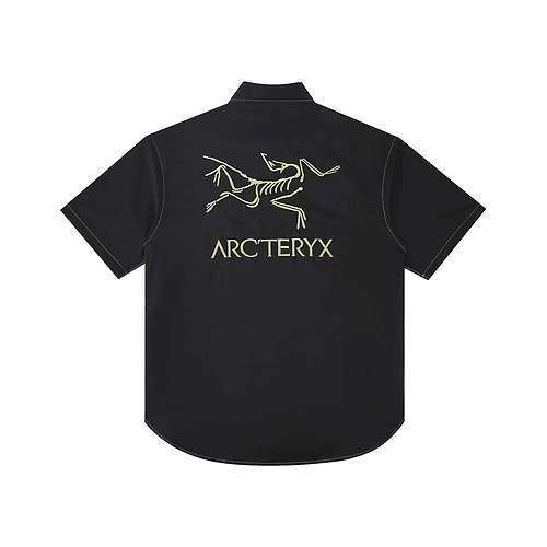 ARC Maglia a maniche corte ricamata pesante Arcteryx 24ss