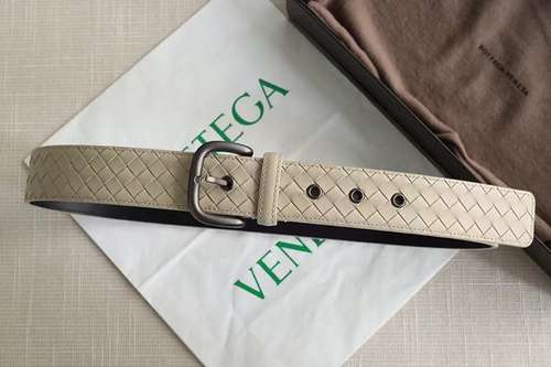 BV original men's leather belt counter quality BV men's belt spot wholesale width 4.0CM complete acc