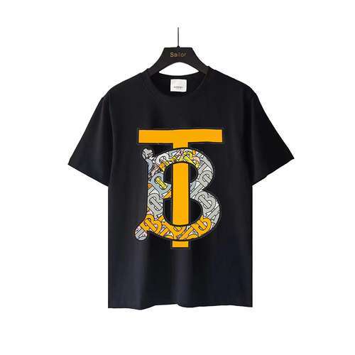 BBRBurberry 24ss TB letter stampata a maniche corte sul petto