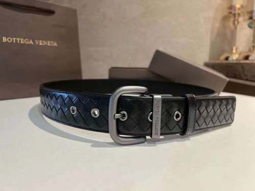 BV original men's leather belt counter quality BV men's belt spot wholesale width 4.0CM complete acc