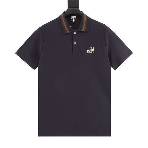 POLO a maniche corte con logo ricamato LE Loewe 23SS sul petto