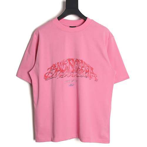 Tshirt BLCG Balenciaga 23SS stile passerella lavata a maniche corte totem