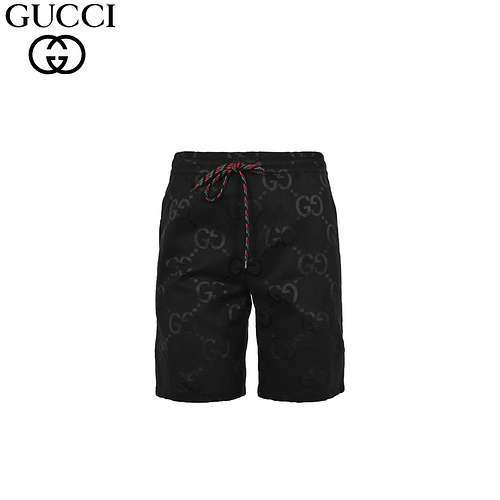 Pantaloncini GCGucci 24FW interamente stampati con motivo scuro