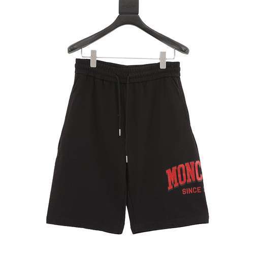 Pantaloncini con stampa a caldo con logo mascherato MC